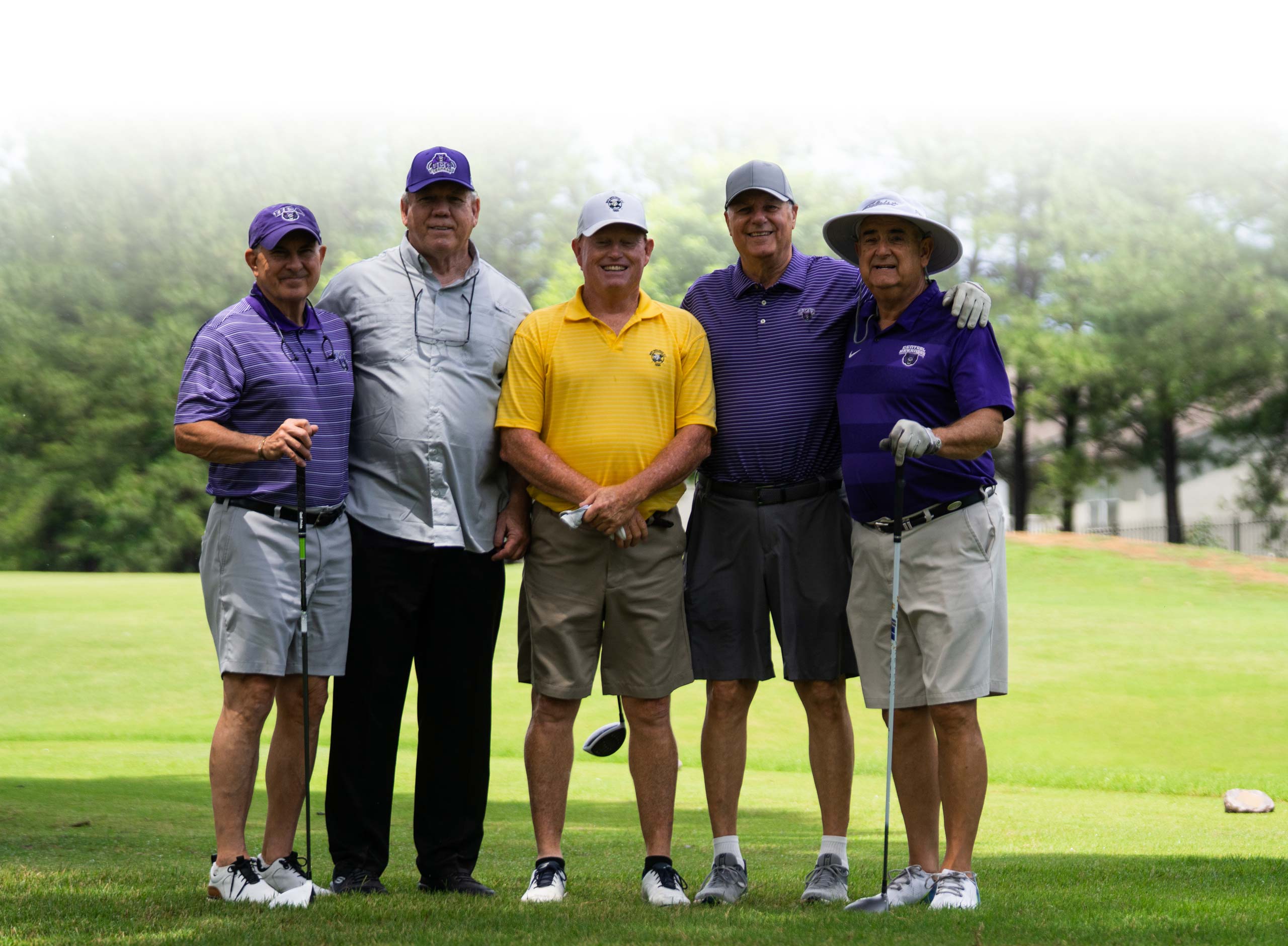Donors golfing